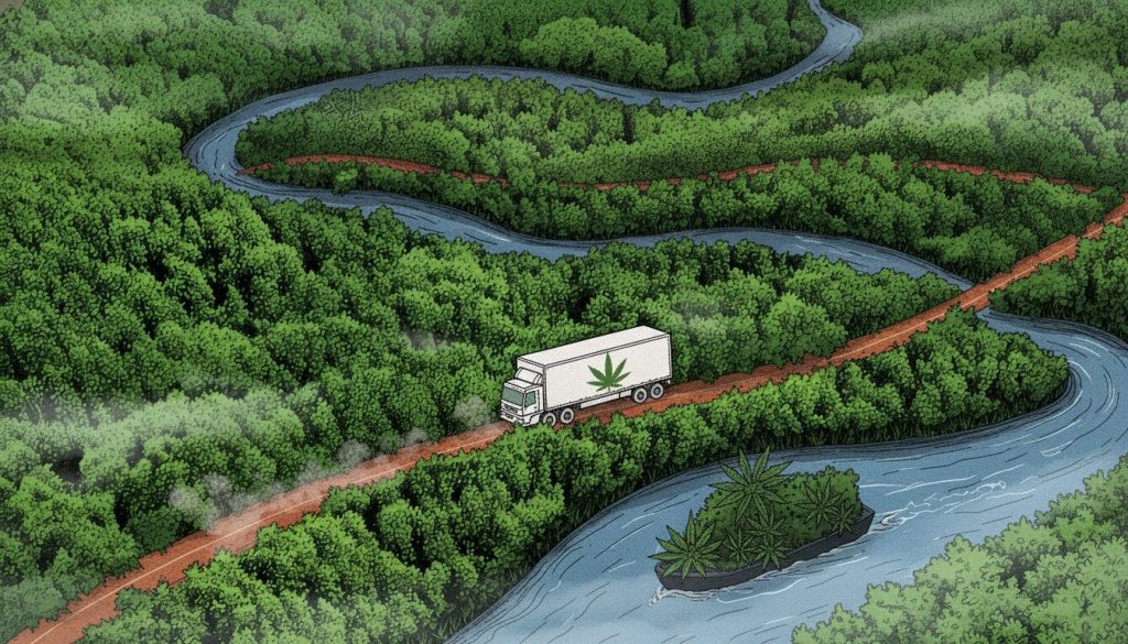 Expansão de facções abrem rota da maconha colombiana no Brasil