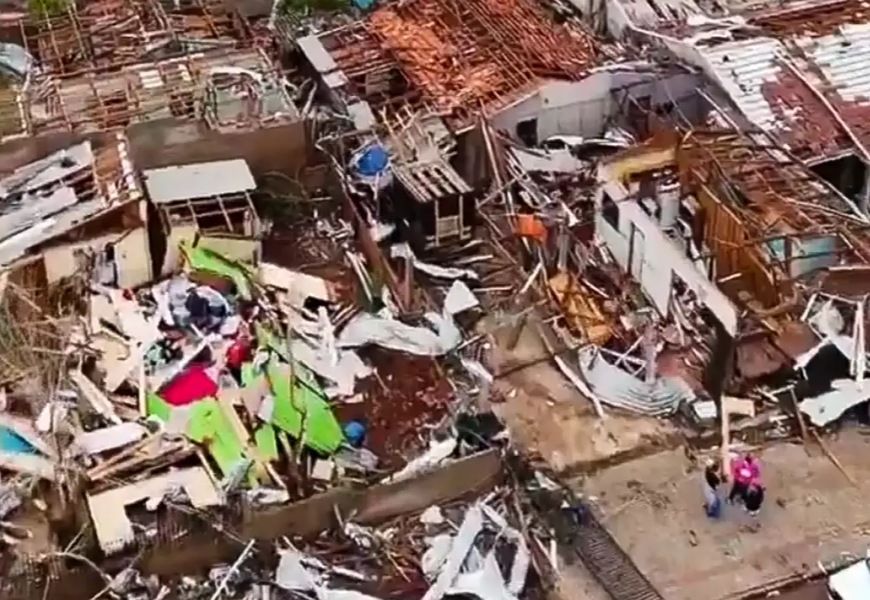 Governo envia força-tarefa em socorro a vítimas de tornado no