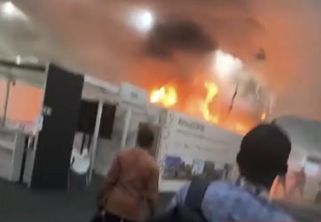 Incêndio atinge COP 30 e pavilhão é esvaziado às pressas