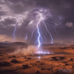 Microfones captam primeira evidência de relâmpagos em Marte