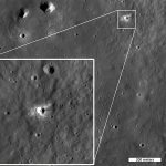 Nova cratera descoberta pela NASA é como uma “sarda” da