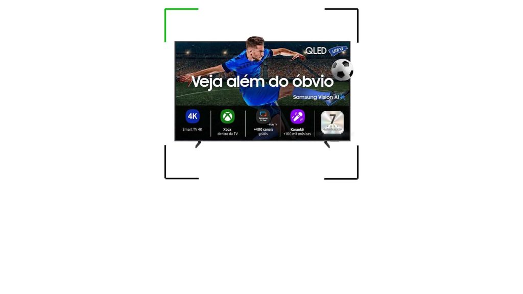 Oferta de Black Friday: Smart TV 4K Samsung com inteligência