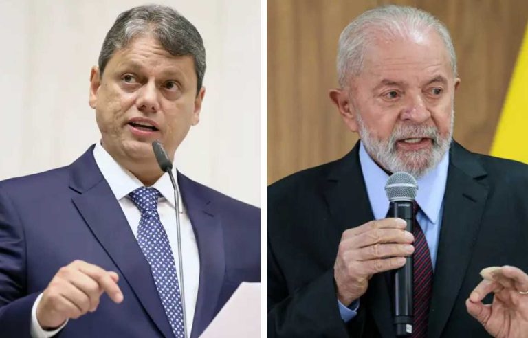 Pesquisa em SC aponta Tarcísio à frente de Lula em