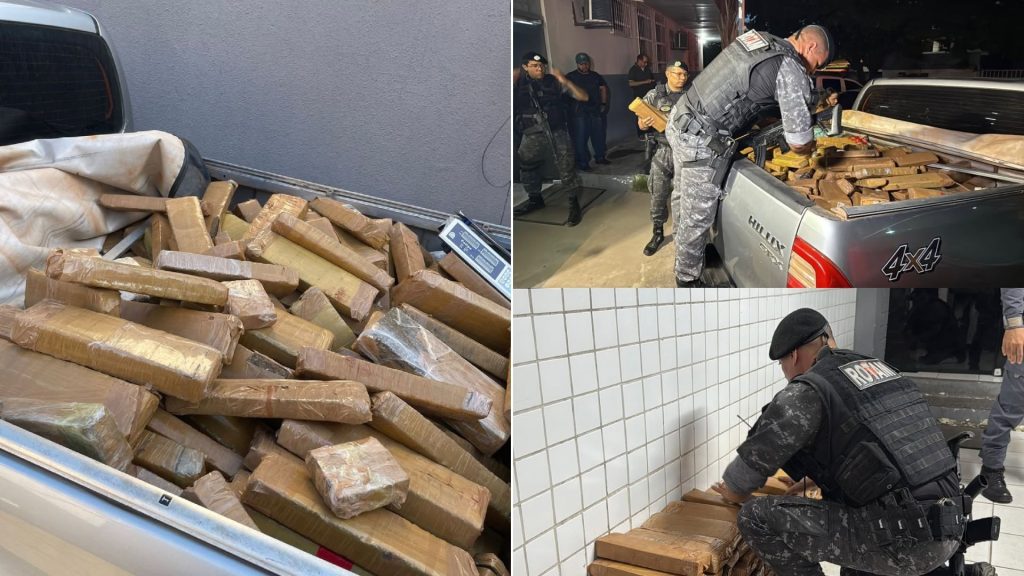Polícia apreende meia tonelada de maconha em residência na Grande
