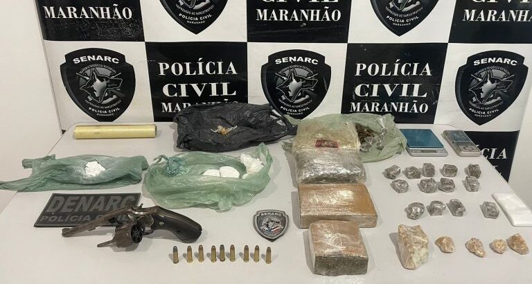 Polícia prende casal suspeito de tráfico em operação em Matões