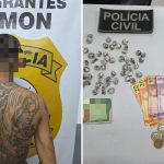 Preso por tráfico já foi detido 3 vezes por roubo