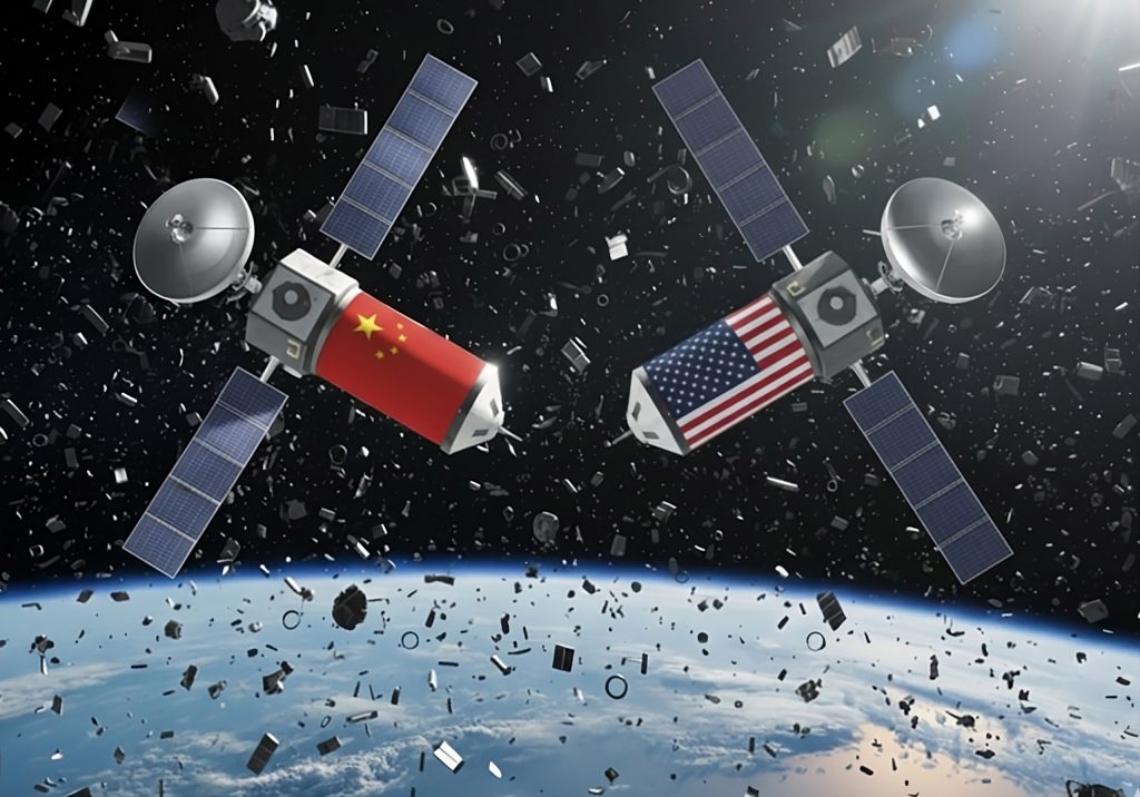 Risco de colisão entre satélites força parceria rara entre China