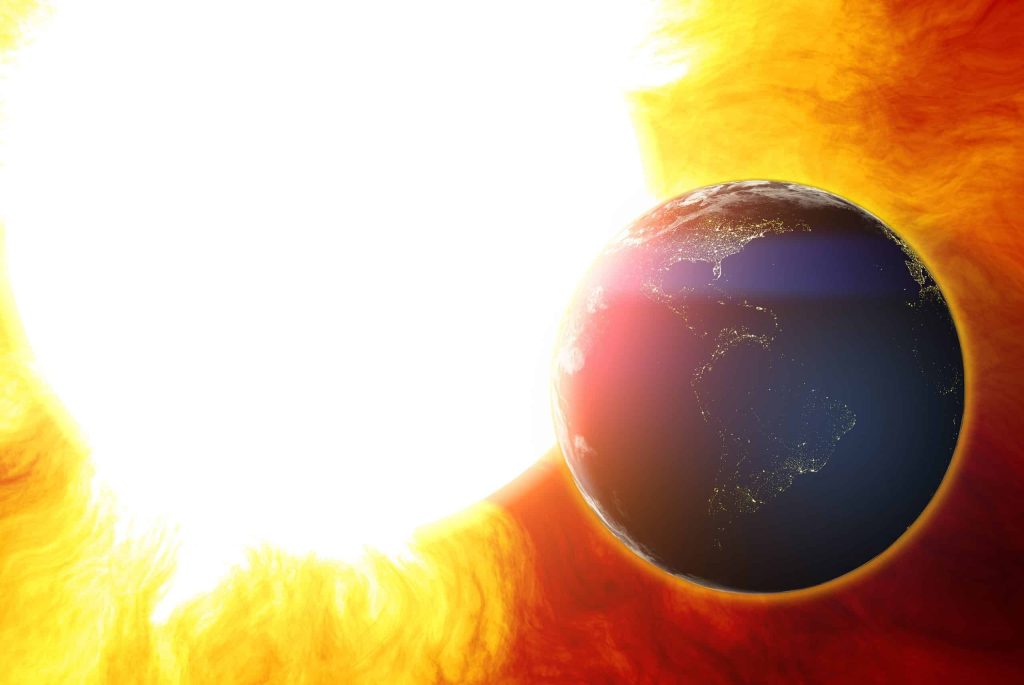 Sol dispara explosões violentas em direção à Terra e afeta