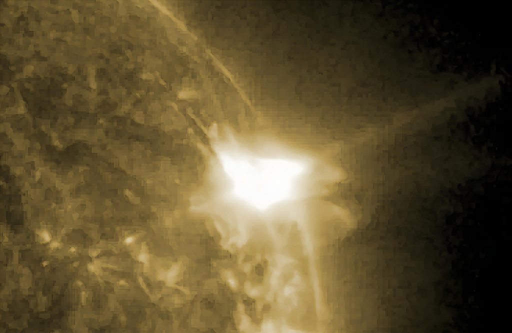 Sol registra segunda erupção mais forte do ano em menos