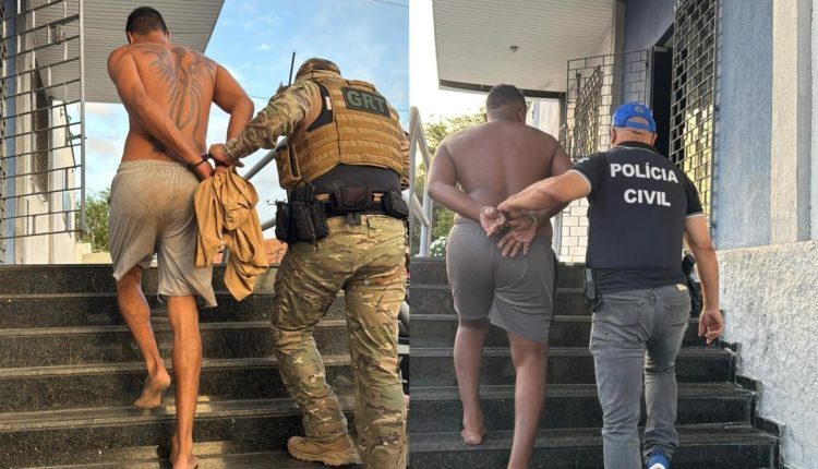 Suspeitos de assaltos a residências são presos em operação da