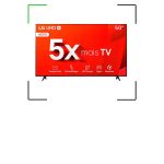 Tela grande e 4K: smart TV de 50’ polegadas da