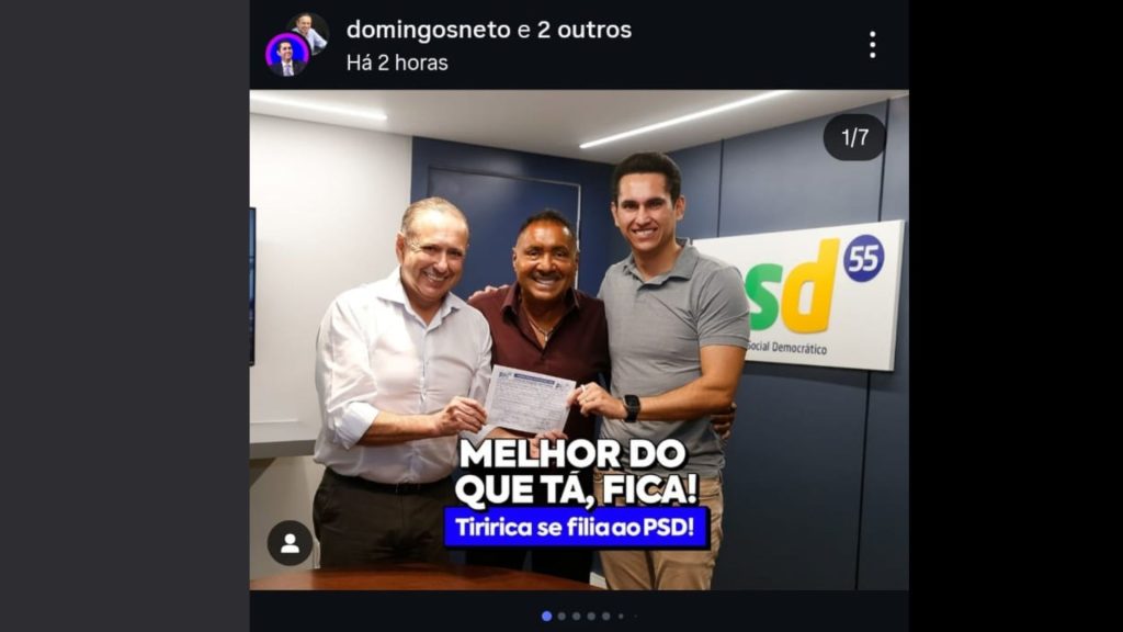 Tiririca troca de partido para concorrer em nova eleição