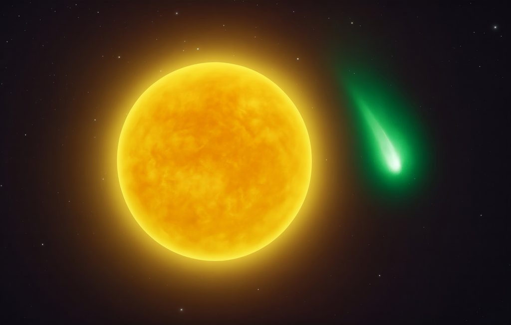 Veja primeira imagem do cometa interestelar 3I/ATLAS após encontro com