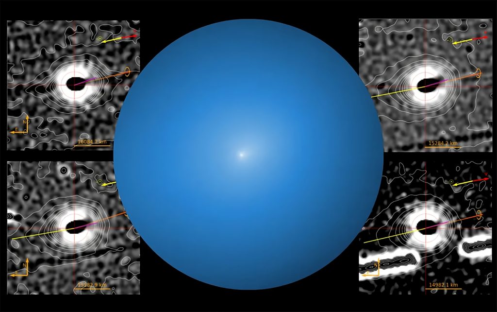 3I/ATLAS exibe jatos oscilantes na anticauda e tem rotação acelerada