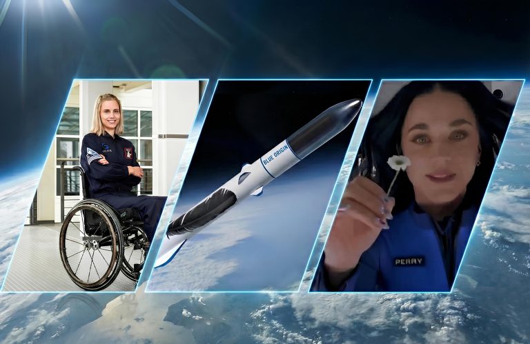 Blue Origin foi ao espaço em 2025 com novo foguete,