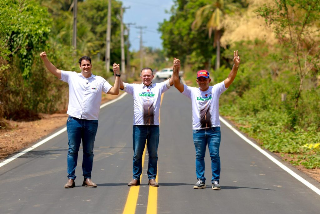 Brandão entrega estrada em São João Batista e vistoria a