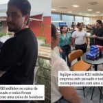 Chefe presenteia funcionários com caixa de bombom com iPhone e