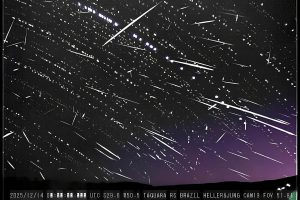 Chuva de meteoros Geminídeas: observatórios no Brasil registram centenas de