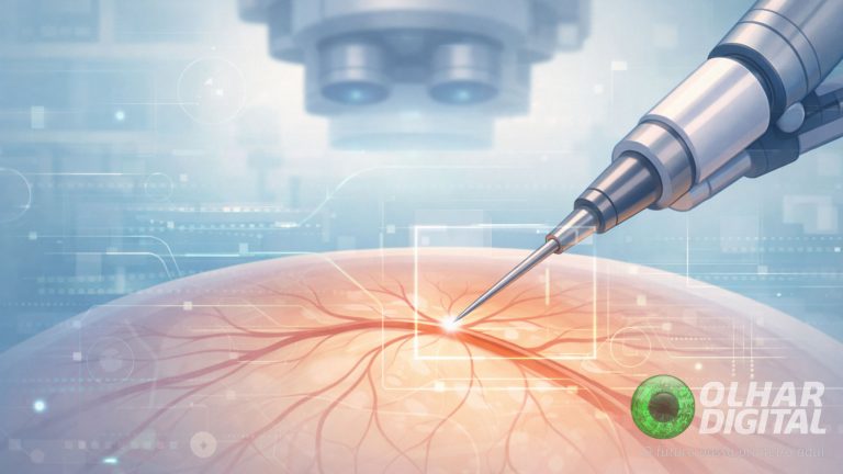 Cirurgia no limite do invisível: robô usa IA para operar