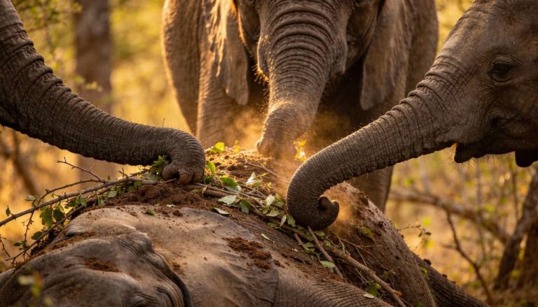 Comportamento de luto em elefantes mostra uma inteligência emocional rara