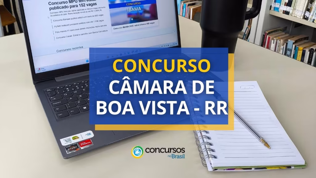 Concurso Câmara de Boa Vista (RR) oferta iniciais de R$