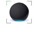 Echo Dot: caixa de som compacta com Alexa saindo a