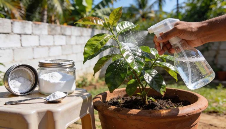 Essa receitinha com bicarbonato salva plantas com fungos