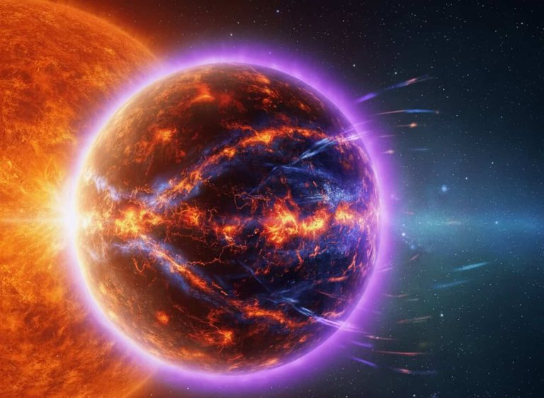 James Webb detecta sinais de atmosfera em planeta rochoso ultraquente 