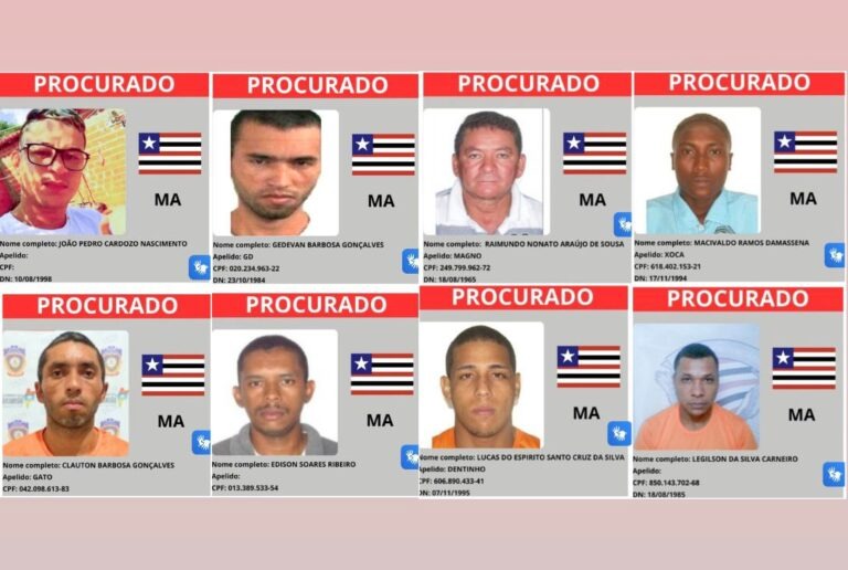 Maranhão tem 8 nomes na “lista vermelha” dos criminosos mais