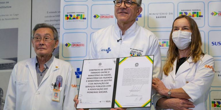 Ministério da Saúde renova contrato com Rede Sarah por R$