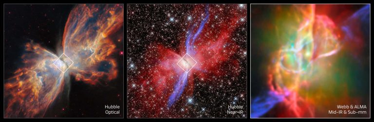 Nebulosa da Borboleta: nova imagem revela detalhes inéditos