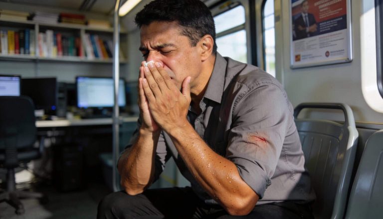 O que acontece no corpo quando você segura o espirro?