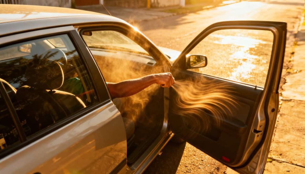 O truque japonês para esfriar o carro sem ligar o