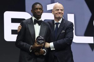 Ousmane Dembélé é eleito o melhor jogador do mundo no