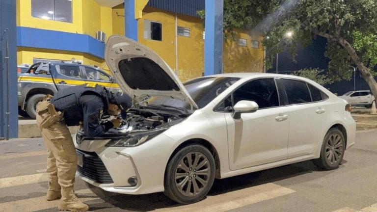 PRF recupera veículos roubados e furtados durante fiscalização na BR-135,