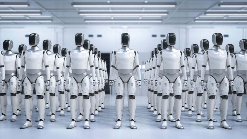 Plataforma chinesa oferece aluguel de robôs humanoides