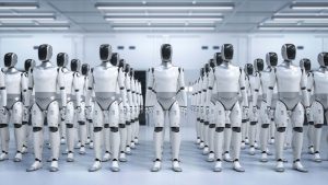 Plataforma chinesa oferece aluguel de robôs humanoides