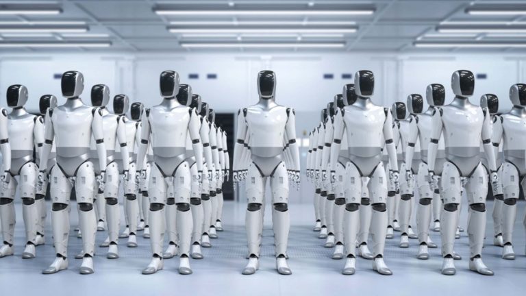 Plataforma chinesa oferece aluguel de robôs humanoides