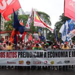 Protesto no BC denuncia juros recordes e “um trilhão de