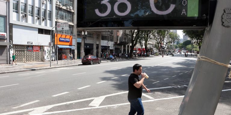 Temperatura em São Paulo chega a 37,2ºC e bate recorde