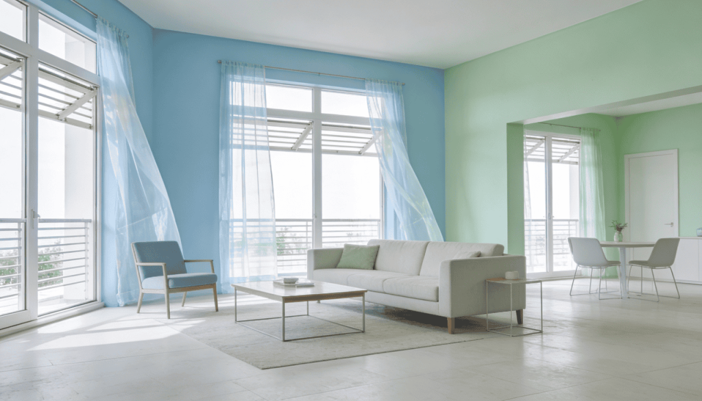 A cor da parede pode deixar sua casa mais fresca
