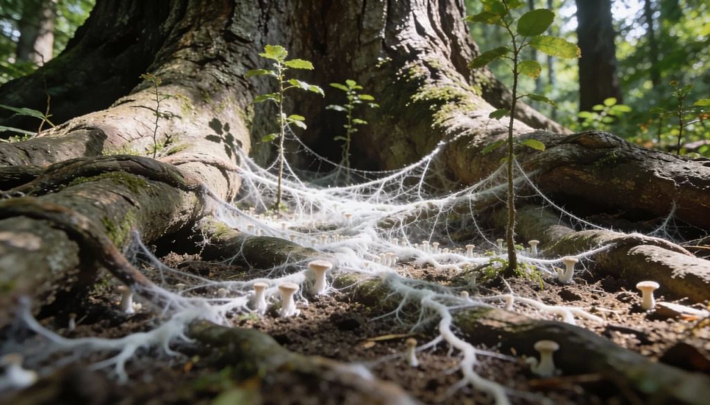 A “internet das florestas” que permite às árvores trocar comida