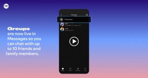 Agora você pode criar chats em grupo dentro do Spotify