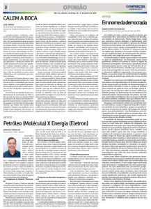 CALEM A BOCA | O Imparcial