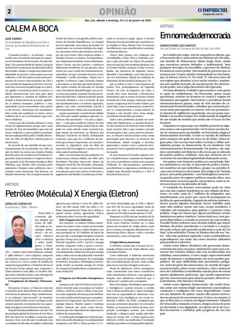 CALEM A BOCA | O Imparcial