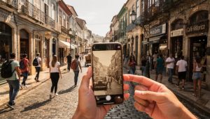 Centros históricos ganham vida nova com realidade aumentada