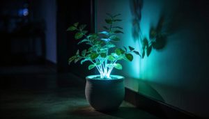 Ciência cria plantas que iluminam a casa à noite