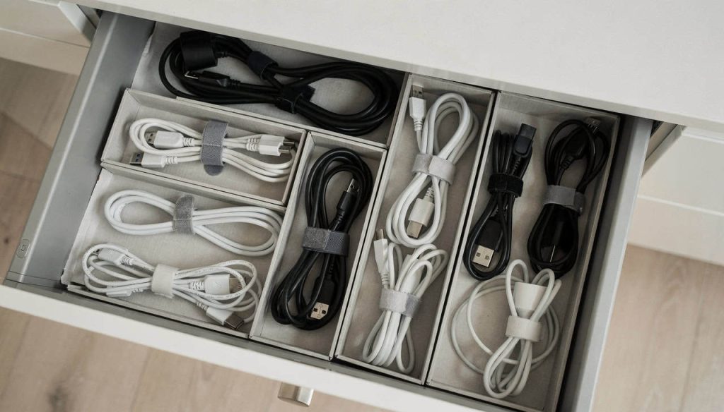 Como organizar cabos de forma prática e reduzir estresse no