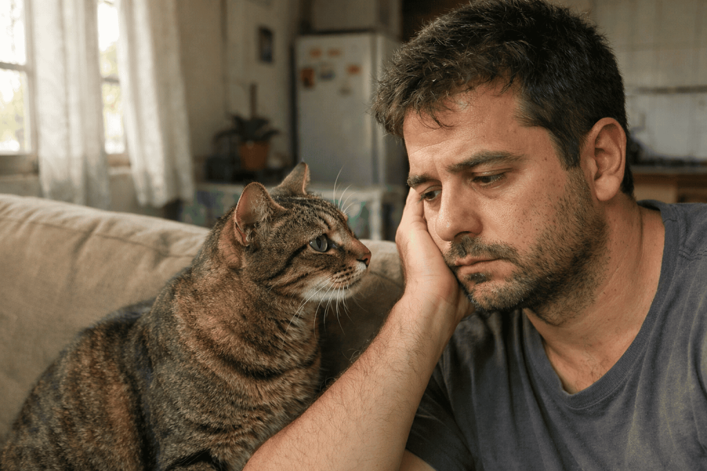 Como os gatos ‘sabem’ quando estamos tristes?