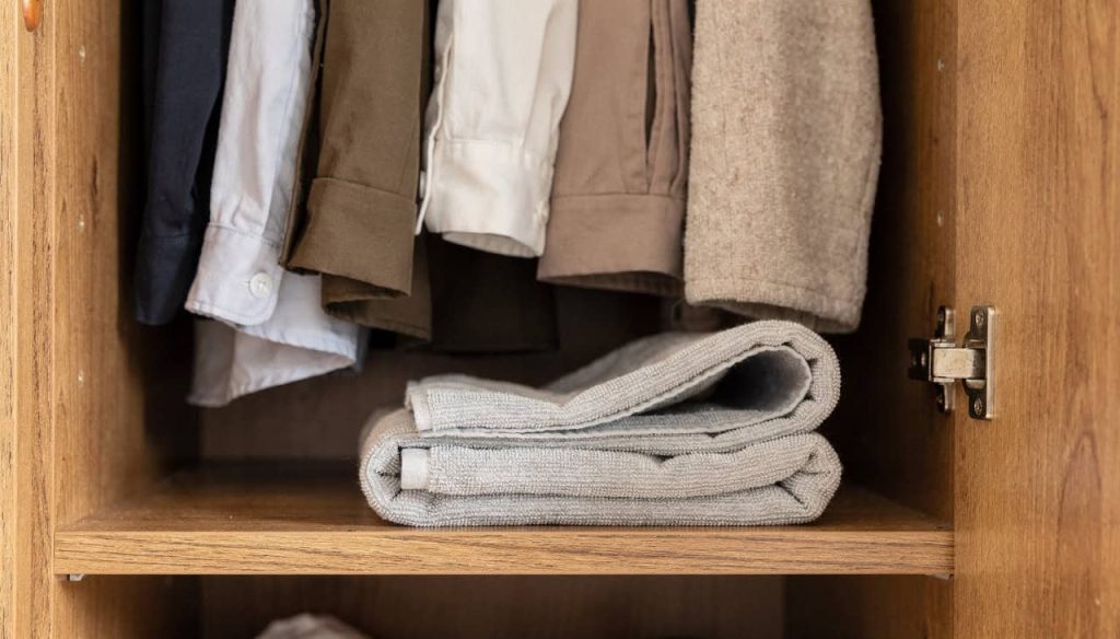 Como uma toalha simples protege roupas e elimina umidade do